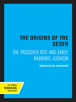 cover image of The Origins of the Seder